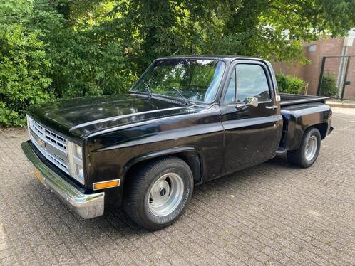 Chevrolet C10 V8 automaat Shortbed stepside, Auto's, Chevrolet, Particulier, Pick-up, Benzine, Automaat, Zwart, Zwart, Ophalen