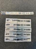 Porsche logo zwart/chroom, Ophalen of Verzenden, Zo goed als nieuw, Auto's