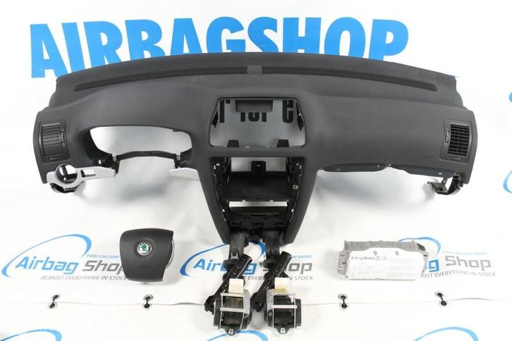 Airbag set - Dashboard Skoda Octavia (2009-2013), Auto-onderdelen, Dashboard en Schakelaars, Gebruikt, Ophalen of Verzenden