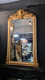 Antieke Franse kuifspiegel.., Antiek en Kunst, Antiek | Spiegels, Minder dan 100 cm, Ophalen of Verzenden