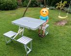 Bo-camp picknicktafel aluminium, Caravans en Kamperen, Ophalen, Gebruikt, Campingtafel
