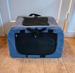 Mooie grijze opvouwbare reismand voor hond of kat, Dieren en Toebehoren, Ophalen of Verzenden, Zo goed als nieuw