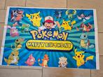 Happy birthday poster Pokemon, Hobby en Vrije tijd, Feestartikelen, Ophalen of Verzenden, Zo goed als nieuw, Versiering, Verjaardag