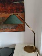2348 Vintage Messing Tafellamp Mid Century Modern, Gebruikt, Ophalen of Verzenden, Metaal, Mid-Century Modern
