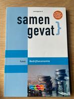 Samengevat Bedrijfseconomie HAVO - Zo goed als nieuw!, Ophalen of Verzenden, Zo goed als nieuw, HAVO, Bedrijfseconomie of M&O
