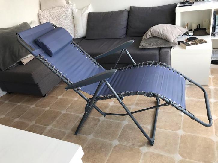 Relaxfauteuil - Zo goed als nieuw, Tuin en Terras, Tuinstoelen, Zo goed als nieuw, Metaal, Ophalen