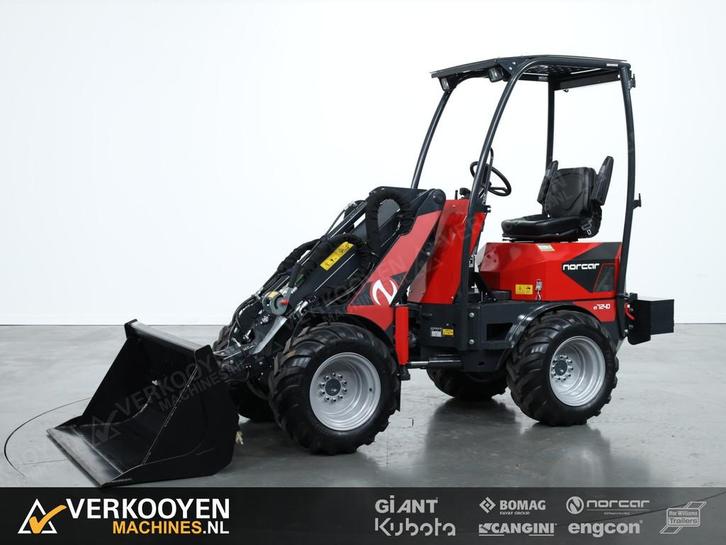 2023 Norcar a7240 VK8581 Minishovel, Zakelijke goederen, Machines en Bouw | Kranen en Graafmachines, Wiellader of Shovel