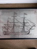 Schilderij Mondiart. Metaal bedrukt., Ophalen of Verzenden