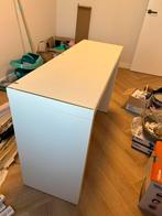 Makeup tafeltje - wit - glas laag, Ophalen, Zo goed als nieuw