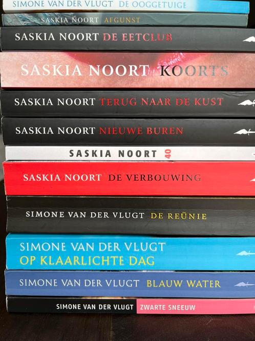 Saskia Noort en Simone van der Vlugt boeken, Boeken, Thrillers, Zo goed als nieuw, Nederland, Ophalen of Verzenden
