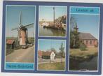 Nieuw Beijerland Groeten Molen Boot NB 1 Kerk Gelopen 1986, Verzamelen, Ansichtkaarten | Nederland, Gelopen, Zuid-Holland, Verzenden