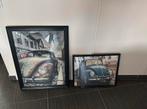 Diamant painting kevers met lijst, Ophalen of Verzenden, Zo goed als nieuw, Hout, Minder dan 50 cm