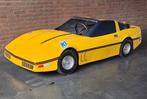 Gele corvette go-kart mini-auto 2 takt benzine motor, Antiek en Kunst, Antiek | Speelgoed, Ophalen