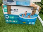 Bestway Fast Set Zwembad + Afdekzeil, Ophalen, Minder dan 80 cm, Opblaaszwembad, Rond