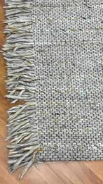 Vloerkleed met wol 250/200 incl franjes, Crème, Gebruikt, Ophalen of Verzenden, 200 cm of meer