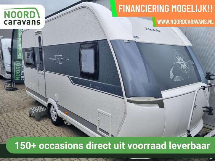 HOBBY EXCELLENT 460 UFE MOVER + VOORTENT + LUIFEL + FRANSBED, Caravans en Kamperen, Caravans, Bedrijf, tot en met 4, 1000 - 1250 kg