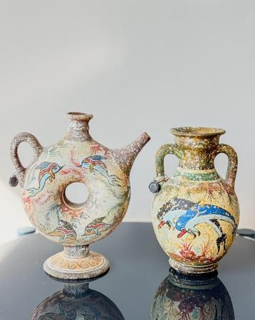 Handmade Greek Museum  Vases set of 2  beschikbaar voor biedingen