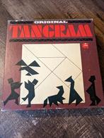 Original houten Tangram met voorbeelden, Jumbo, Ophalen of Verzenden, Een of twee spelers, Zo goed als nieuw