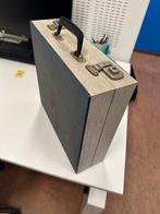 LP's/platen in platenkoffer, Ophalen, Gebruikt, 12 inch
