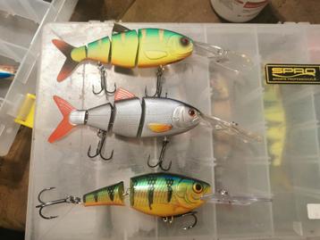 2x Spro crank 'n shad bbz 1 en een Rapala  beschikbaar voor biedingen