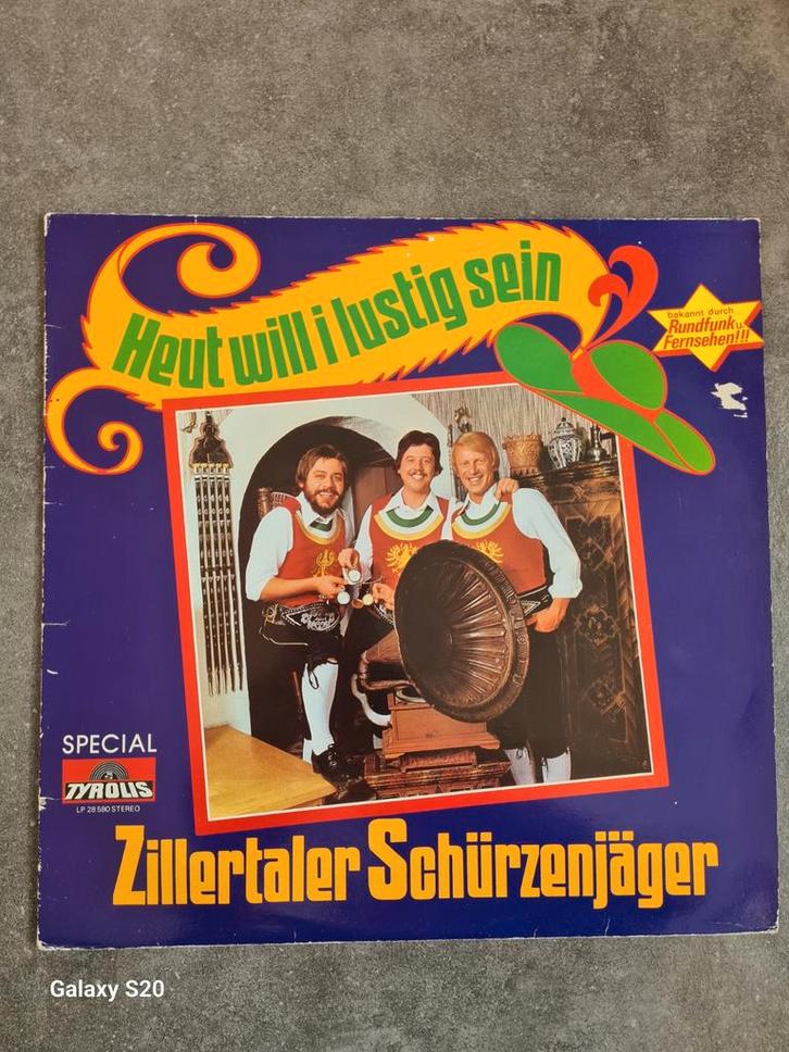 Zillertaler Schürzenjäger - Heut Will I Lustig Sein LP, Cd's en Dvd's, Vinyl | Nederlandstalig, Gebruikt, Levenslied of Smartlap