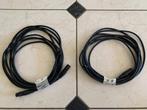 2x signaalkabel met xlr-aansluiting  5,5 m, Ophalen of Verzenden, Zo goed als nieuw, 5 tot 10 meter, Overige kabels