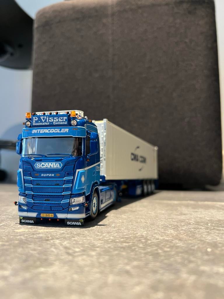 Tekno P. Visser Scania S540 Model, Ophalen of Verzenden, Nieuw, Bus of Vrachtwagen, Overige merken