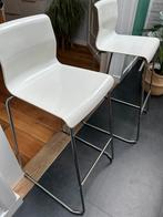 Vier barkrukken Ikea zithoogte 75 cm, Huis en Inrichting, Barkrukken, Ophalen, Kunststof, Gebruikt, 60 tot 90 cm