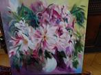 Bloemen in Overvloed - Origineel Schilderij ERG MOOI!, Ophalen