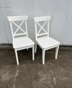 42 stuks houten bistro horeca cafe thonet stoelen kleur wit, Ophalen, Wit, Zo goed als nieuw, Vijf, Zes of meer stoelen
