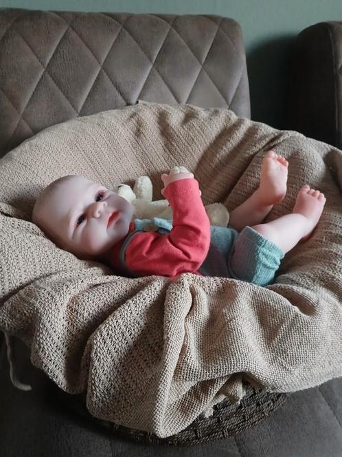 Realistische babypop Elijah, Kinderen en Baby's, Speelgoed | Poppen, Nieuw, Babypop, Ophalen of Verzenden