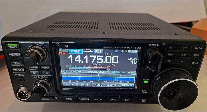 Icom  IC-7300 met toebehoren, Telecommunicatie, Zenders en Ontvangers, Zo goed als nieuw, Zender en Ontvanger, Ophalen of Verzenden