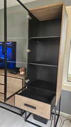 Vitrinekast Edison, Ophalen, 50 tot 100 cm, Zo goed als nieuw, Minder dan 100 cm