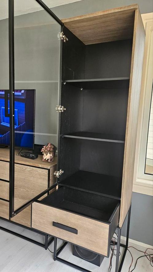 Vitrinekast Edison, Huis en Inrichting, Kasten | Vitrinekasten, Zo goed als nieuw, Minder dan 100 cm, 50 tot 100 cm, 25 tot 50 cm