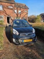Kia Picanto 1.0 Cvvt 5-DRS 2015 Zwart, Auto's, Voorwielaandrijving, Stof, 400 kg, Zwart