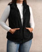 Vest Meta Zwart (44 tm 52), Kleding | Dames, Grote Maten, Verzenden, Nieuw, Zwart, Trui of Vest
