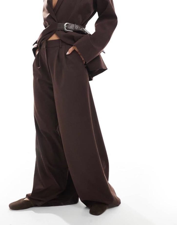 COLLUSION pantalon, Kleding | Dames, Broeken en Pantalons, Nieuw, Maat 36 (S), Bruin, Lang, Ophalen of Verzenden