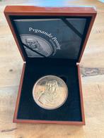 Zware penning Michiel de Ruyter in luxe cassette, Ophalen, Zilver, Nederland