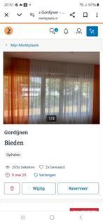 Gordijnen, Ophalen, Zo goed als nieuw, Wit, 200 cm of meer
