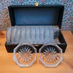 12 Onderzetters kristal antiek, Antiek en Kunst, Ophalen