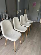 4 toffe teddy eetkamerstoelen!, Huis en Inrichting, Stoelen, Ophalen, Zo goed als nieuw
