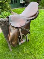 Stubben zadel bruin 17,5 inch, Dieren en Toebehoren, Ophalen, Gebruikt, Springen