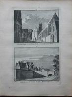 397-398*/ Westerkerk Weeshuis Giethuis Oude mannen Enkhuizen, Antiek en Kunst, Kunst | Etsen en Gravures, Ophalen of Verzenden