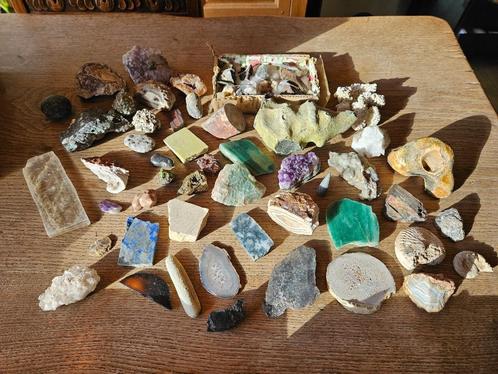 Grote stenenverzameling (100+ exemplaren), Verzamelen, Mineralen en Fossielen, Mineraal, Ophalen