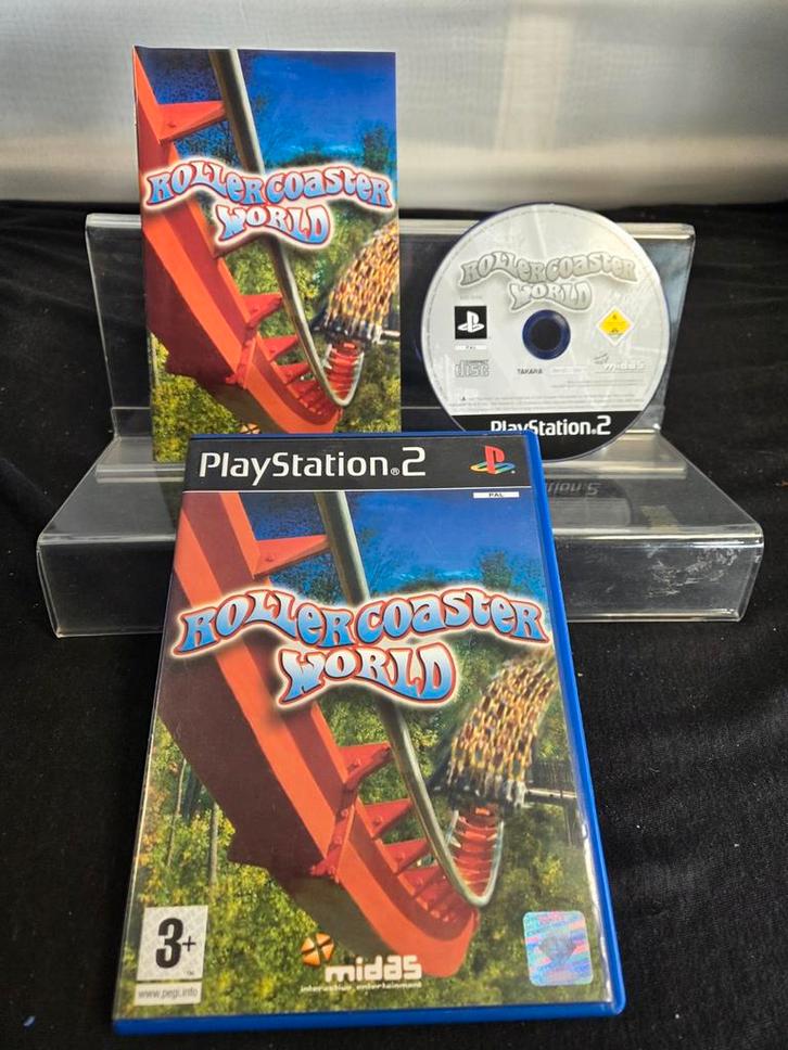 Rollercoaster World - PlayStation 2, Spelcomputers en Games, Games | Sony PlayStation 2, Gebruikt, Simulatie, 1 speler, Vanaf 3 jaar
