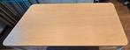 IKEA TOMMARYD Table, 130x70 cm,wit onderstel eiken blad, Kunststof, 100 tot 150 cm, Zo goed als nieuw, Modern