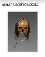 Asmat voorouder schedel., Antiek en Kunst, Ophalen