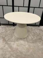 Eettafel Rond Wit Beton Ciré 120cm, -, -, Japanse, Rond