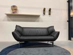 Als nieuw Leolux Tango 3 zits Bank Zwart senso leer, Huis en Inrichting, Leolux, Driepersoons, Ophalen of Verzenden, Zo goed als nieuw