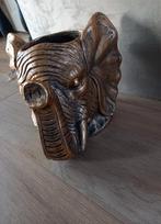 Bloempot olifant, Huis en Inrichting, Woonaccessoires | Vazen, Ophalen, Zo goed als nieuw, Overige kleuren, Aardewerk of Porselein